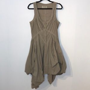 All saints spitalfields stripes parachute dress